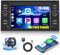 Hikity 2+64G Senza Fili Carplay Autoradio per Ford Focus Fiesta Transit Mondeo S-Max Kuga 7Pollici Android 13 Radio Stereo Auto con Navigatore GPS Android Auto WIFI HI-FI FM RDS Telecamera Posteriore