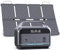 DaranEner - Station d'alimentation portable de 600 W avec panneau solaire de 80 W, batterie de secours LiFePO4 288 Wh avec 2 sorties CA, générateur solaire à charge rapide de 1,7 h pour camping