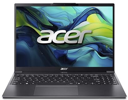 Acer Aspire Go 15 (AG15-51P-77NH) Laptop | 15,3 WUXGA IPS Display | Intel Core i7-1355U | 16 GB RAM | 512 GB SSD | Intel Iris Xe Grafik | Windows 11 | QWERTZ Tastatur | grau