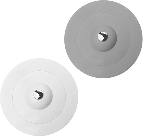 YXL 2 Pieces Silicone Drain Plugs, Universal Sink Plug, Sink Plug Cover, Plug Hole Cover, Drain Stopper for Sewer Pipes, Sinks and Bathtubs