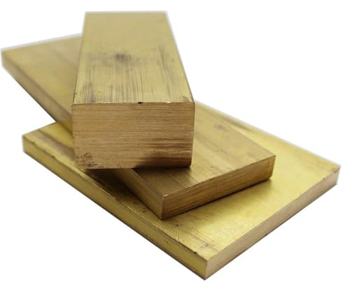 Brass Flat Bar Plate Strip 3mm 4mm 5mm 6mm 8mm 10mm 12mm 15mm 20mm(Length 300mm 1pc,5x20mm)