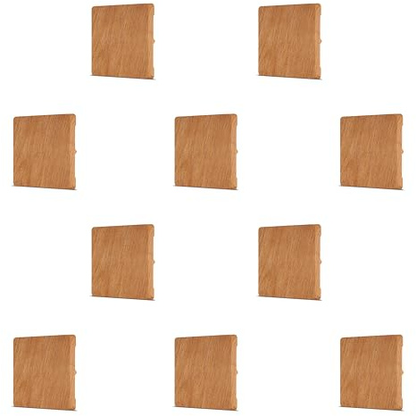 REV Schalterserie NOVA SPARSET - 10x Abdeckung Kreuzschalter, eichefarben | Taster, A/W-Schalter oder WLAN-Schalter | passend für REV TECHNIK Serie