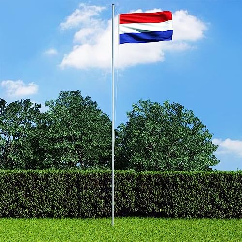 LoogCape Bandera holandesa 90 x 150 cm, resistente a la intemperie, resistente a la rotura, con dos ojales de latón para jardín, balcón, terraza, exterior, estadio, fiesta, club, decoración