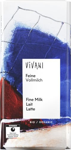 Vivani Organic Chocolate Organic Milk (100G) Gluten Free Organic Added Sugar