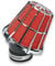 Malossi Racing - Filtro dell'aria 38 mm, colore: Rosso/Cromo