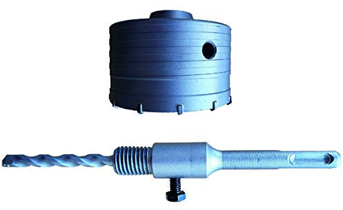 Fraise carotteuse coupe diamètre 125 mm avec pointe sds-plus