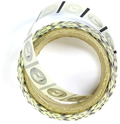 NFC Tag Sticker-Aufkleber 22 mm, 180 Byte, kompatibel mit allen nfc-fähigen Smartphones, 20 Stück in transparent, optimal für Geräte-/ Profilsteuerung (Wlan, Bluetooth, SMS, Telefonanruf per NFC)