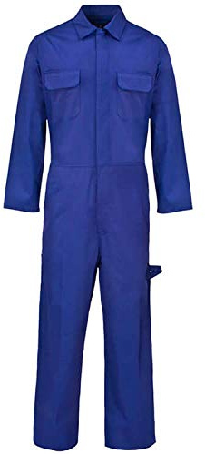 Supertouch 51902 Basic Coverall, Polycotton, Medium, Navy Blue