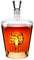 Balvi - Poison Botella para Licor. Licorera de 1L de Capacidad. Contiene una Calavera en su Interior.