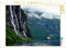 CALVENDO Puzzle Geiranger Fjord 1000 Teile Puzzle quer | 1000 Teile Lege-Größe 64 x 48 cm Foto-Puzzle für glückliche Stunden