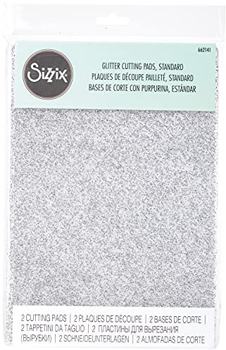 Sizzix Accesorio, Estándar 1 par (claro con brillo plateado), 22.5 x 15.5 x 0.7cm