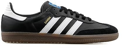 adidas Homme Samba OG B75807 Sneakers Basses, Noir (Negbás/Ftwbla/Gum5 000), 45 1/3 EU