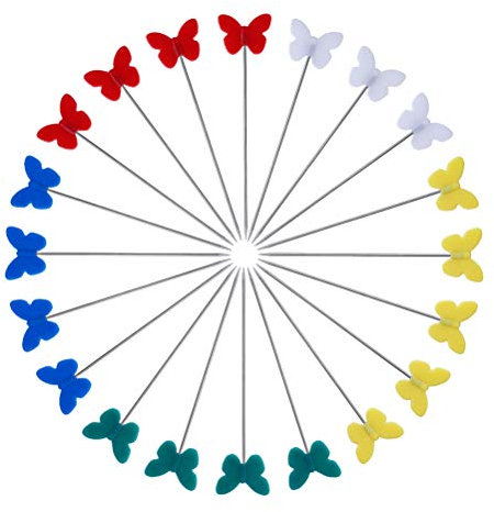 Healifty Head Pins Patchwork Pins Kopf Push Pins zum Nähen 100st