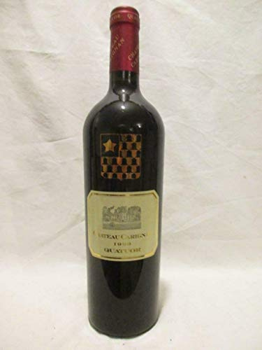premières côtes de bordeaux château carignan quatuor rouge 1999 - bordeaux france