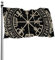 N/A Wikinger Design Magischer Runenkompass Vegvisir Durable Hof Garten Flaggen saisonale Home Deko für Innen und Außen (12,4 x 18,4 cm)