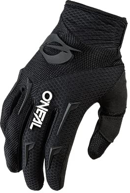 O'Neal Fahrrad- & Motocross-Handschuhe Kinder MX MTB DH FR Downhill Freeride Langlebige, Schwarz Weiß Größe S 3/4