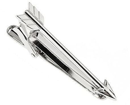 joyMerit Silber Kupfer Pfeil Skinny Tie Clip Krawattennadel Mens Bräutigam