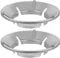 SOLUSTRE 2pcs Gas Stove Wok Rack Cast Iron Wok Ring Windproof Wok Support Stand Pan Holder Nonslip Cooktop Milk Pot Trivet for Cookware Stove Gas Burner 4