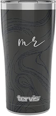 Tervis Vaso aislado de triple pared para novia y novio, 20 onzas