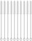 Long Straw Cleaner Brush Extend 10 inch, Wide 10mm diam Pipe Cleaners, Long Brush for Sippy Cup, Water Bottle and Tubes, Drinking Straw Cleaning Brush Set 10 Pack
