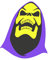 Wandbild auf Leinwand Skeletor Head He Man Master Of The Universe (40 cm x 42 cm)