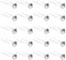 ZOUIQSS 20 Pack (Transparent) Épingles à Cheveux en Strass Pinces à Cheveux en Cristal pour Mariée Mariage Femmes Accessoires de Bijoux de Cheveux, avec Récipient Transparent