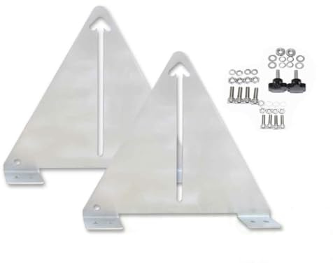 CraigSolar.co.uk Supports de panneau solaire extra larges et inclinables (243,2 mm)