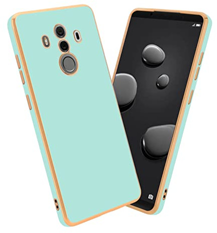 Cadorabo Hülle kompatibel mit Huawei Mate 10 PRO Schutzhülle TPU Silikon Case Liquid Design mit Kameraschutz Slim Kratzfest Weiche Gummi mit Rundumschutz Case Hülle für Huawei Mate 10 PRO in Grün