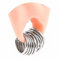 Vankula Nasenring Hoop 10 PCS aus Chirurgenstahl Segmentring Clicker 16G 8mm Ohr Tunnel Gewichte Ohrhänger Piercing Schmuck für Frauen und Männer Silber