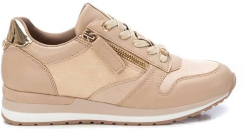 XTI 141868, Zapatillas Mujer, Beige, 36 EU