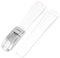 Stanchev bracelet en silicone sans fente pour Omega x Swatch moonsswatch, Omega x Swatch moonsswatch Speedmaster bracelet de remplacement de montre 20mm (Blanc)