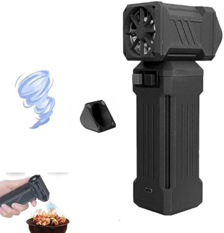 SOYPAX Mini Jet Blower, leistungsstarker Ventilator Turbo Powered Cordless Portable Mini Hand Powerful Jet Blower, für Auto, Reinigung, Camping