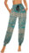 HAPYWER Haremshose Damen Lang für Sport Workout-Yogahose Jogginghose Sommerhose Leicht Weiche Lockere Bequem mit Groß Taschen-S-XXL(Flower68,L)