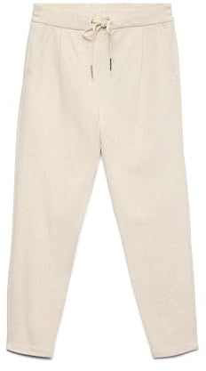 VERO MODA Damen VMEVA MW Loose String Pant GA NOOS Hose, Pumice Stone/Detail:Melange, x 30L