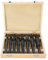 Forets Hélicoïdaux HSS à Tige Réduite, Haute Vitesse, 14 à 25mm, pour Percer le Métal avec Caisse en Bois, 8 Pièces
