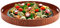 aqxreight GRAND PLATEAU DE SERVICE ROND EN BOIS 50CM FOURNITURES DE CUISINE MAISON RESTAURANT