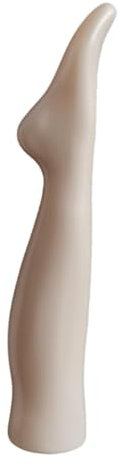 Perfeclan Female Mannequin Leg Manikin Display Prop Sock Display Model Stockings Display Stand Mannequin Foot Leg Model for Store Commercial Use, Shops Retail Malls, Skin Color Inverted