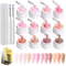GZSYY World of Nails-Design Gel à Ongles en Fibre de Verre 12 couleurs Gel Construction Ongle UV Gel Ongle