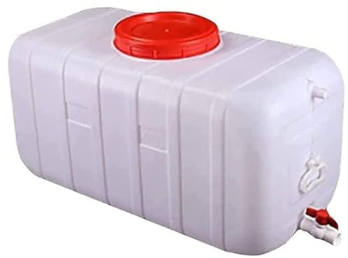 Générique Réservoir d'eau avec Robinet, 25L/50L/100L/150L/200L Conteneurs de Stockage d'eau en Plastique pour Camping en Plein air Caravane Conteneur de bidon de Liquide (300L)