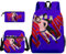 Tongyundacheng Okarun Rucksack Kinder Schultasche Anime Ayase Momo Takakura Ken Turbo Granny Print Student Rucksack mit Lunchtasche und Federmäppchen 3-teiliges Set, Typ 9, 40x30x13cm