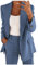 Tailleur Femme Chic et Elegant Slim Fit Blazer Veste Formel Bureau Travail Costumes Manteau Col Revers Couleur Unie Veste Manteau