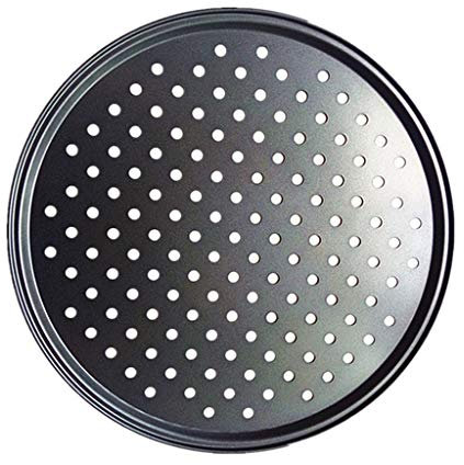 Zkydhbd 9/10/11/12 Inch Baking Pizza Pan with Holes Carbon Steel Nonstick Kitchen Cooking Tools Pancake Baking Tools and Gadgets Best Sellers