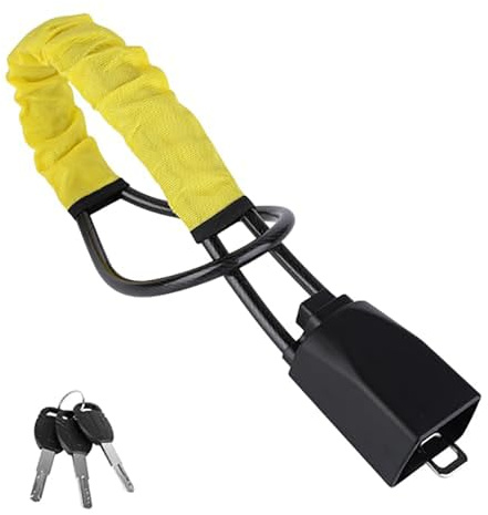 TYUIGHF Car Steering Wheel Lock, for Land Rover Range Rover Sport 2023-2024 Heavy Duty Anti-Theft Car Lock Device,High Visibility/Easy Quick Install,Yellow