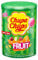 Chupa Chups Fruit Lutscher-Dose, praktische Box mit 100 Lollis in 4 fruchtigen Geschmacksrichtungen Apfel, Erdbeere, Orange, Kirsche, geeignet für Geburtstag, 100 x 12g