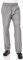 Chef Works Baggy Pantalon de cuisine mixte, XXL, Petit motif à carreaux noirs, Tour de taille : 46-48 pouces, Polycoton, Pantalon de chef pour hommes et femmes, 3 poches, A026-XXL