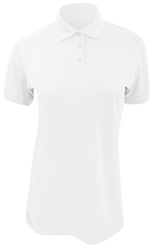 Kustom Kit Ladies Klassic Superwash Short Sleeve Polo Shirt (12) (White)