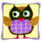 Kit coussin au point noué Mme. Chouette