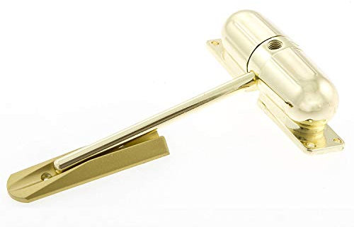 Sterling DCB209 DCB Brass, Surface Mounted, Spring Loaded Door Closer, White, Polished Chrome, Satin Chrome, Black