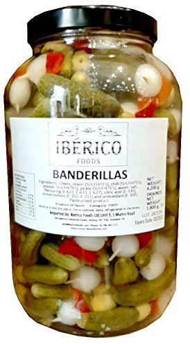 Banderillas Picantes La Tortola – Spicy Skewers 4.200 Kg (1.800 Kg Drained)