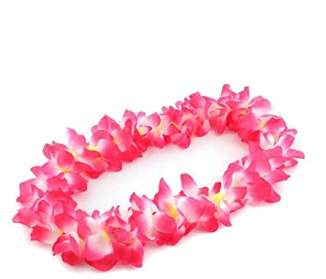 PiniceCore Collier De Fleurs Hawaii Tropical Hula Herbe Danse Collier Fleur Rose Garland